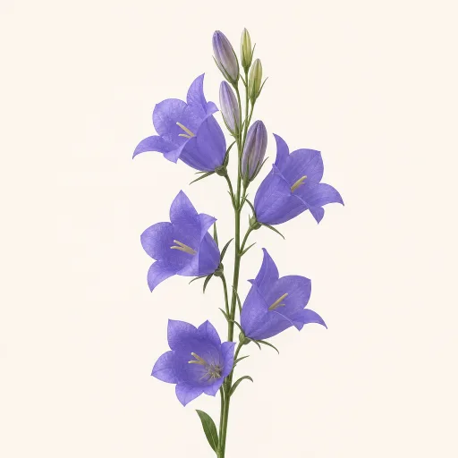Violette Glockenblume
